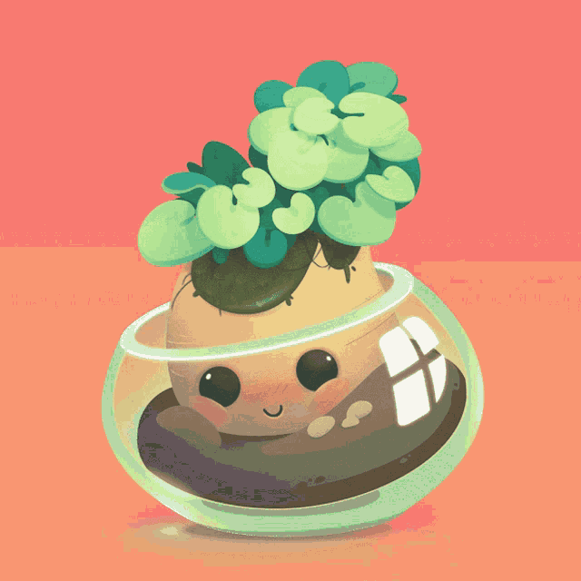 Cryptogarden Cartoon Plant GIF