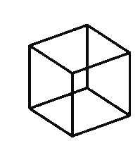 Cube Trippy Sticker