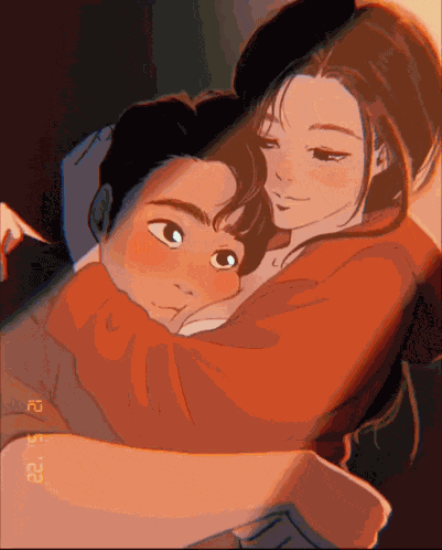 Cuddle Anime GIF