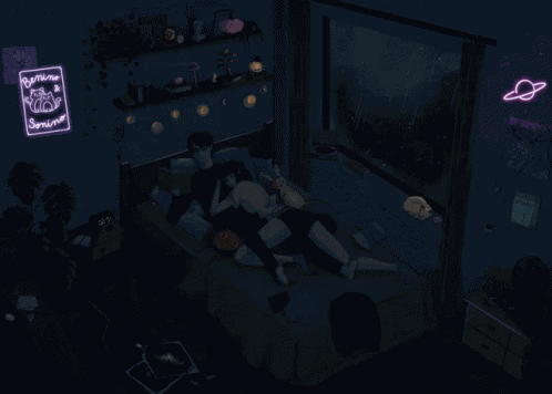 Cuddling Anime Hug GIF