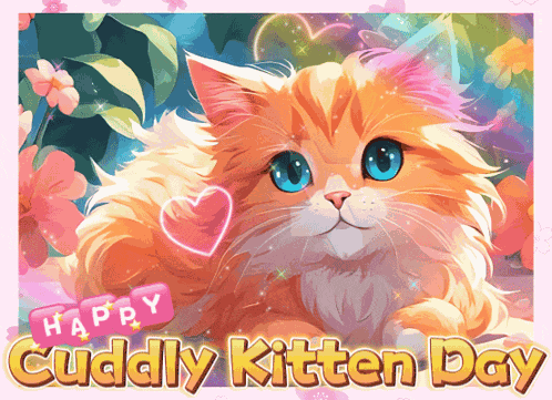 Cuddly Kitten Day Cuddly Kitten GIF