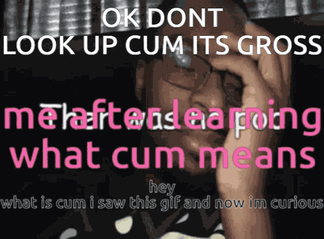 Cum Meaning GIF