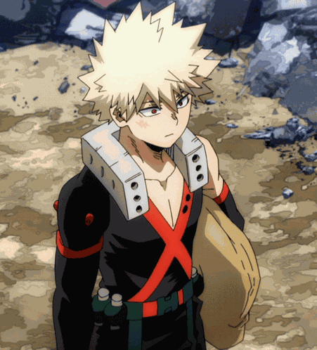 Cute Anime Boy Katsuki Bakugo GIF