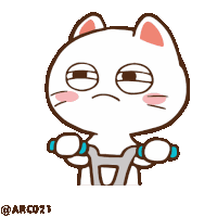 Cute Cat Milk And Mocha Sticker