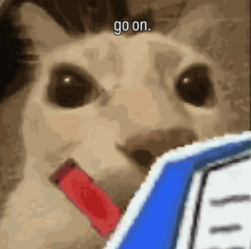 Cute Cat Taking Notes GIF