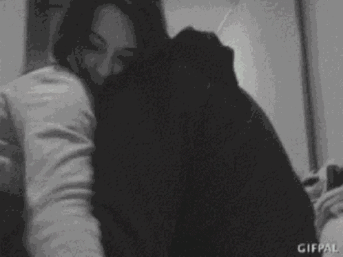 Cute Couple Hugging GIF