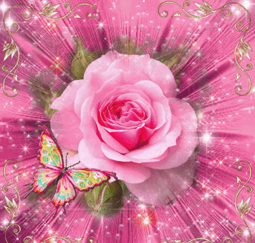 Cute Flowers Good Morning GIF