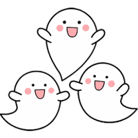 Cute Ghost Sticker