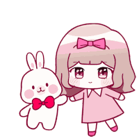 Cute Girl Sticker