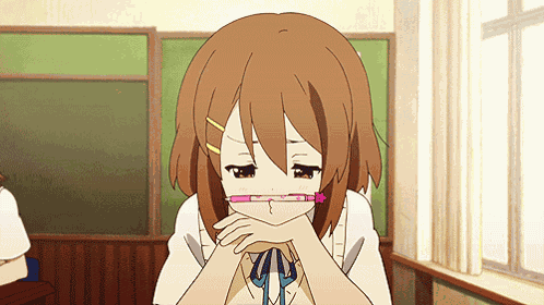 Cute Girl Confused And Thinking GIF