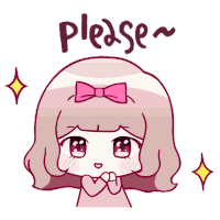 Cute Girl Sticker