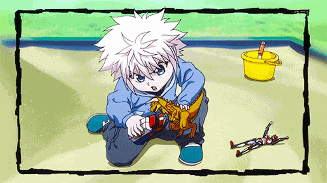 Cute Killua Zoldyck GIF