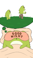 Cute Night Sticker