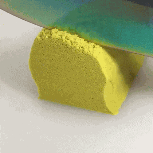 Cutting Kinetic Sand Sand Tagious GIF