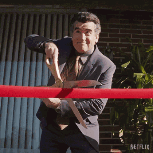 Cutting The Ribbon Pain Hustlers GIF