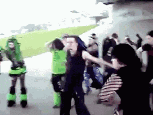 Cybergoth Dance Party GIF