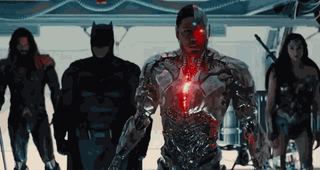 Cyborg Squad Goal GIF