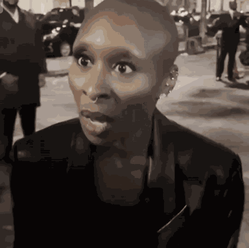 Cynthia Erivo Woah GIF