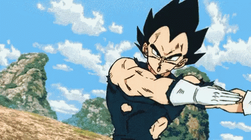 Düşün Goku Vegeta GIF