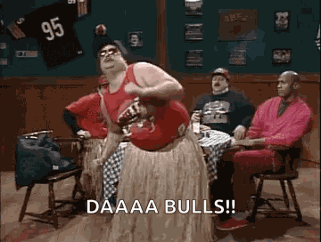 Da Bulls Chris Farley GIF