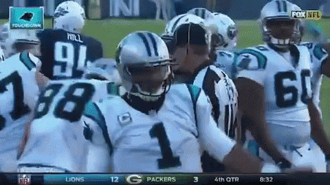 Dab Cam Newton GIF