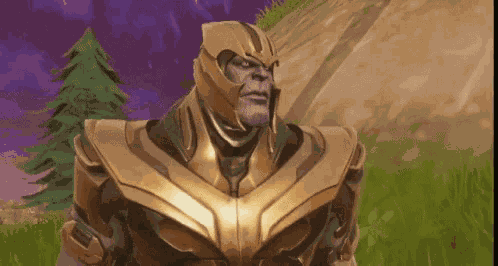 Dab Thanos GIF