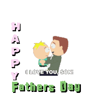 Dads Day Father And Son Sticker