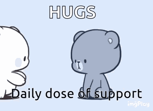 Daily Dose Of Support Hug GIF