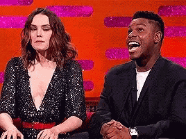 Daisy Ridley John Boyega GIF