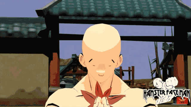 Daitomodachi Hamster Face Man GIF