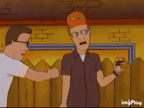 Dale Gribble Hank Hill GIF