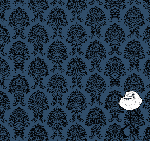 Damask Forever Alone GIF