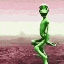 Dame Tu Cosita El Alien Verde Bailando GIF