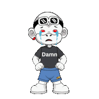 Damn Damn Zhot Jr Sticker