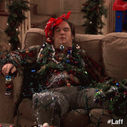 Dan Aykroyd Christmas Lights GIF