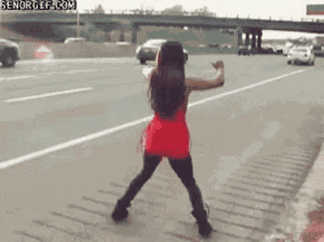 Dance Off Highway GIF