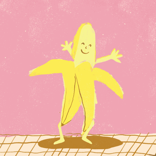 Dancing Banana Joy GIF