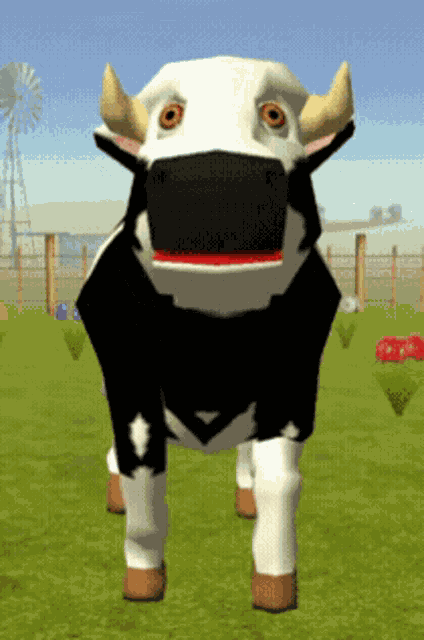 Dancing Cow GIF