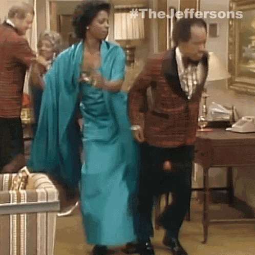 Dancing George Jefferson GIF