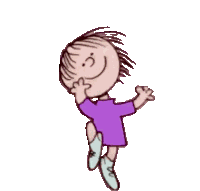 Dancing Kid Snoopy Sticker