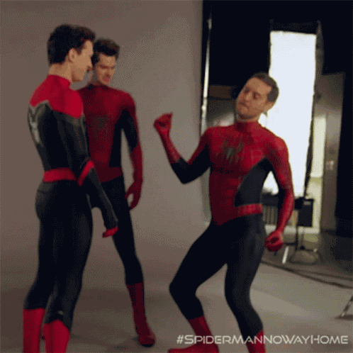 Dancing Peter Parker GIF