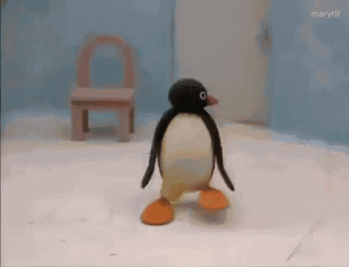 Dancing Pingu GIF