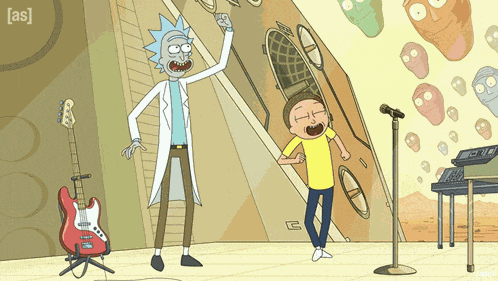 Dancing Rick And Morty GIF