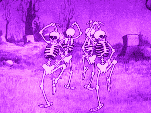 Dancing Skull Emoji GIF