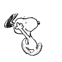 Dancing Snoopy Sticker