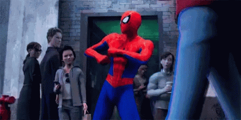 Dancing Spiderman GIF