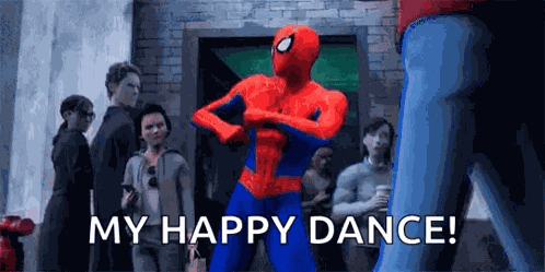 Dancing Spiderman GIF