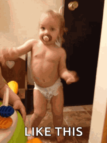 Dancing Toddler GIF