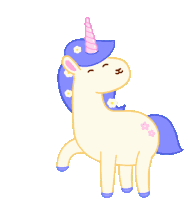 Dancing Unicorn Molang Sticker