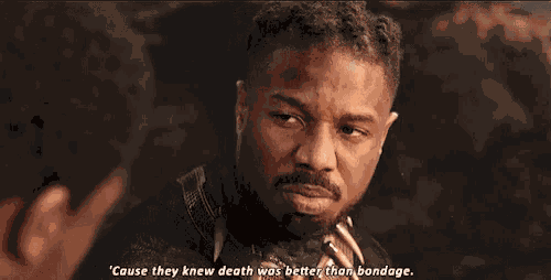 Daniel Kaluuya Black Panther GIF